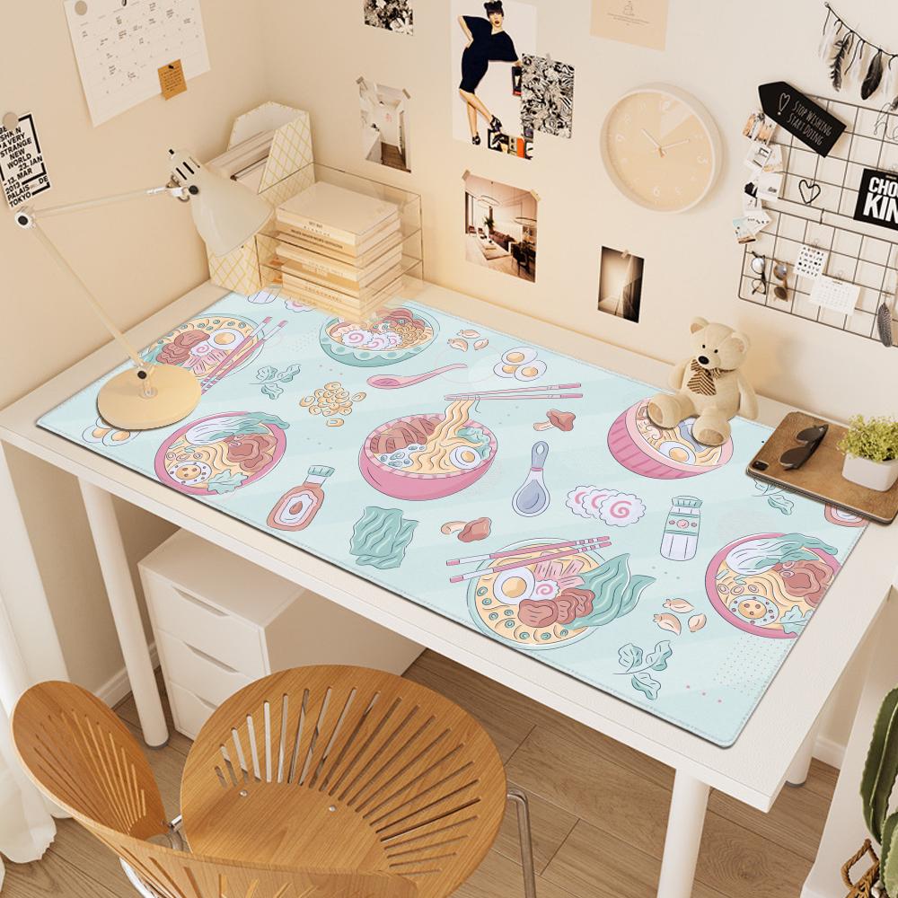 Retro Gaming Japan - Retro Japanese Desk Mat Cute Ramen