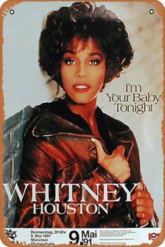 Retro Gaming Pictures - w1,Houston, Whitney concert poster Poster Retro