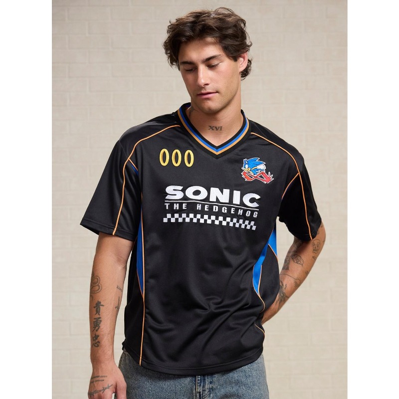 Retro Gaming T Shirts - Sonic The Hedgehog Game Anime Sport