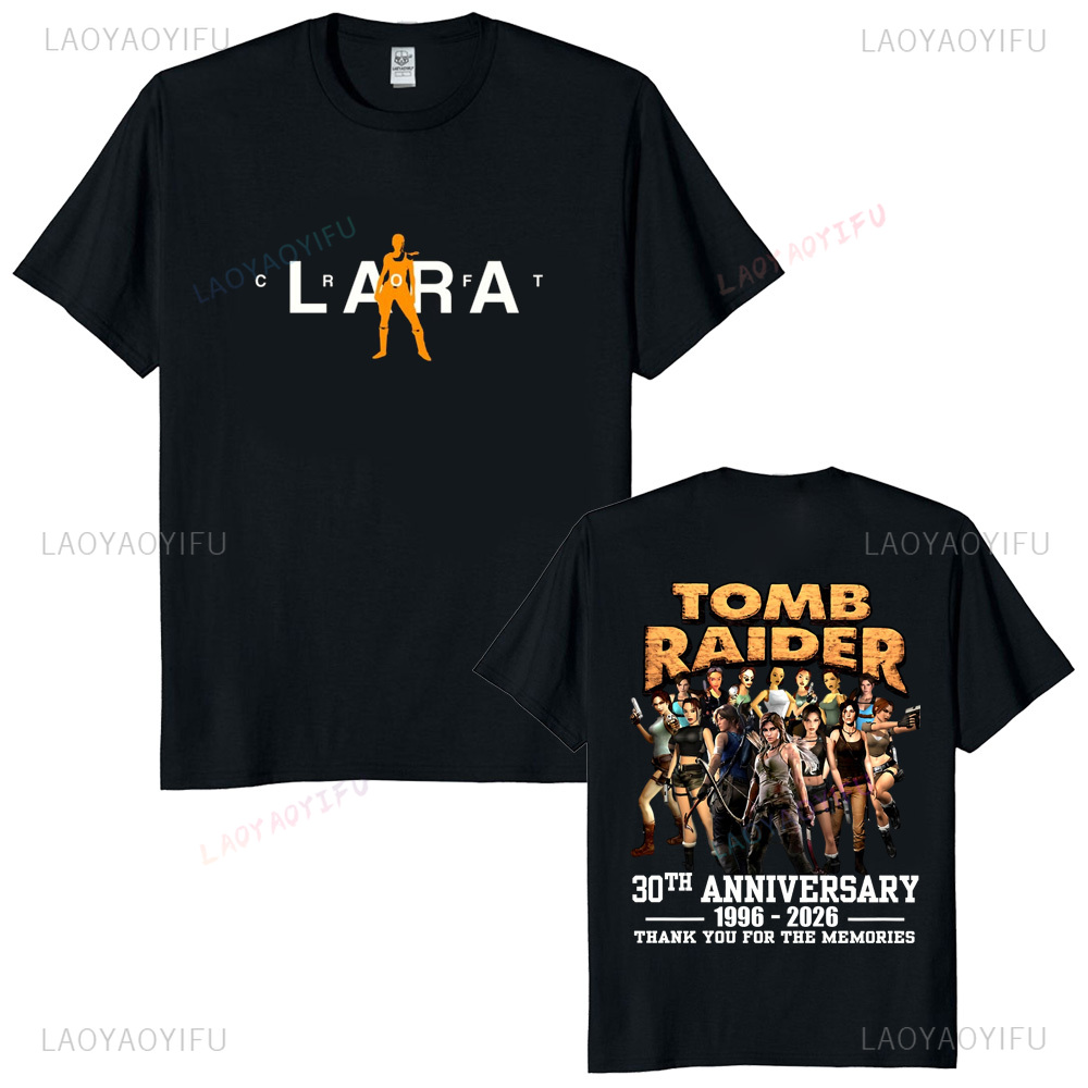 Tomb Raider 30th Anniversary U - огляд і ціна Retro Gaming T Shirts