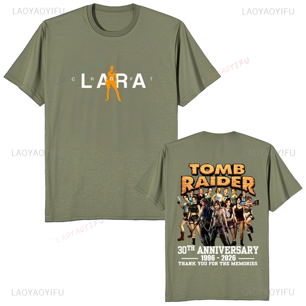 Tomb Raider 30th Anniversary U - огляд і ціна Retro Gaming T Shirts