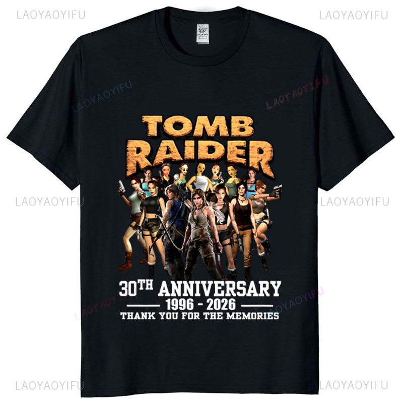 Tomb Raider 30th Anniversary U - огляд і ціна Retro Gaming T Shirts
