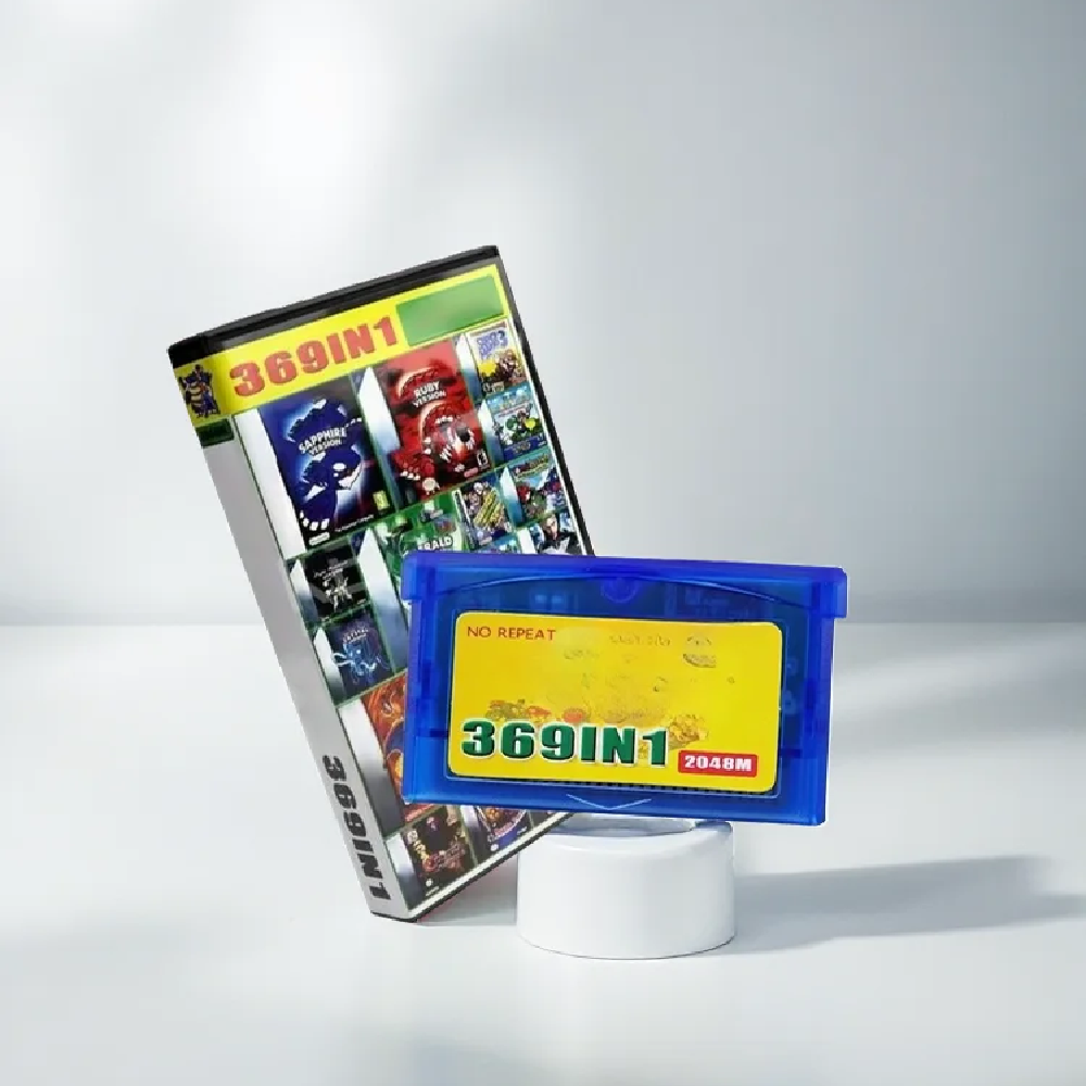 369 in 1 GBA Game Cartridge 32 - огляд і ціна Retro Game Card