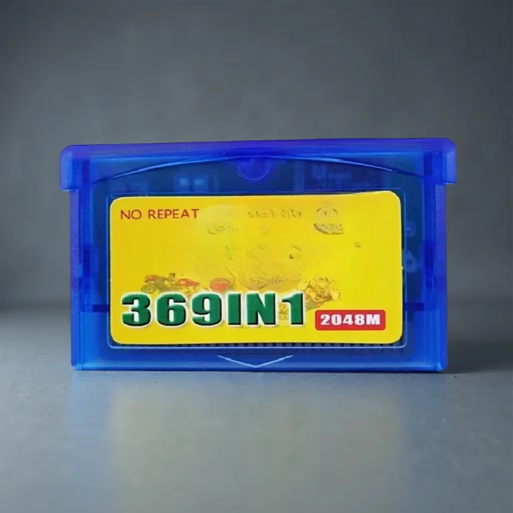 369 in 1 GBA Game Cartridge 32 - огляд і ціна Retro Game Card