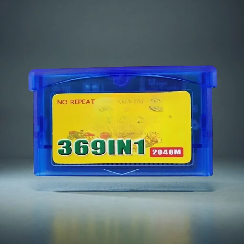 369 in 1 GBA Game Cartridge 32 - огляд і ціна Retro Game Card