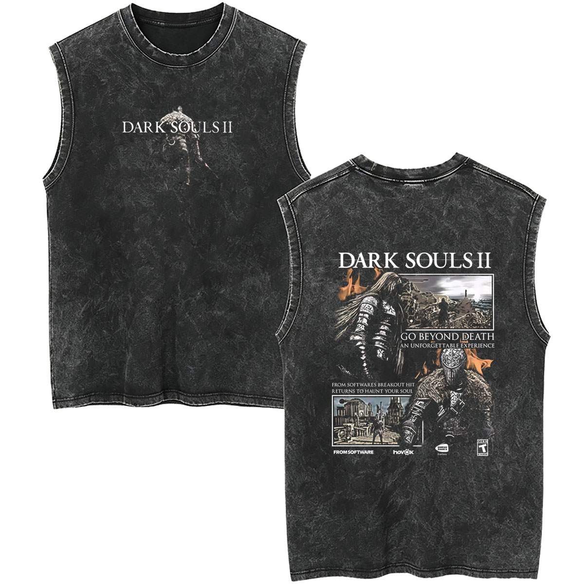 Washed Vintage Game Dark Souls - огляд і ціна Retro Gaming T Shirts