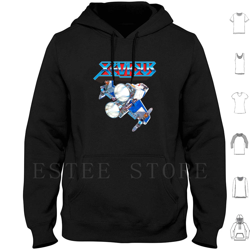 Xevious Logo ( Ship ) Hoodies  - огляд і ціна Retro Gaming Japan