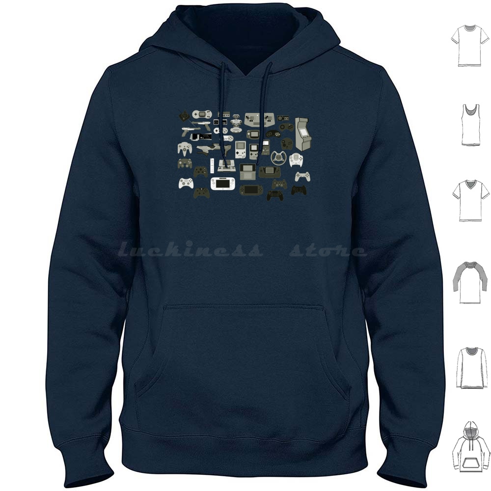 Self Control Hoodies Long Slee - огляд і ціна Retro Gaming Guy