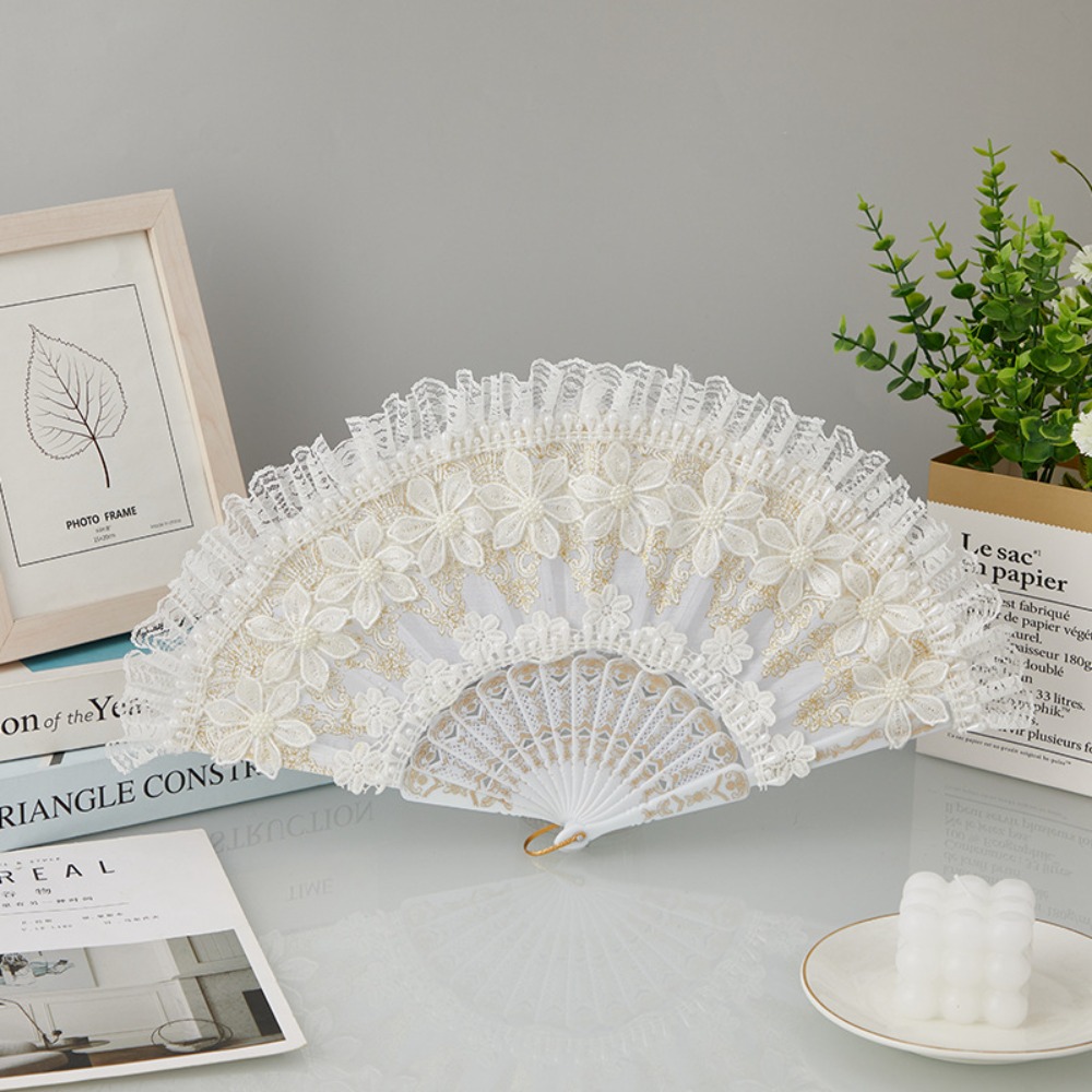 White Lolita Lace Hand Fan Han - огляд і ціна Console Retro Gaming Portable