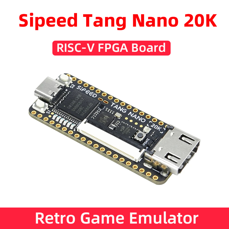 Sipeed Tang Nano 20K FPGA Deve - огляд і ціна Retro Game Card